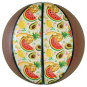 Frisches Sommerkulstmuster Basketball (Vertikal)