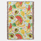 Frisches Sommerkulstmuster Decke (Vorderseite Vertikal)