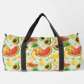 Frisches Sommerkulstmuster Duffle Bag (Rückseite)