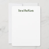 Frisches Sommerkulstmuster Einladung (Rückseite)