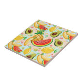 Frisches Sommerkulstmuster Fliese (Seite)