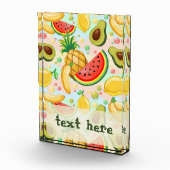 Frisches Sommerkulstmuster Fotoblock (Rechts)