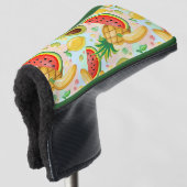 Frisches Sommerkulstmuster Golf Headcover (3/4 Vorderseite)