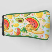 Frisches Sommerkulstmuster Golf Headcover (Vorderseite)