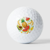 Frisches Sommerkulstmuster Golfball (Vorderseite)