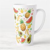 Frisches Sommerkulstmuster Milchtasse (Rechts)