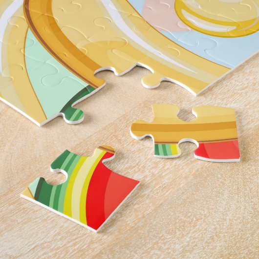 Frisches Sommerkulstmuster Puzzle (Seite)