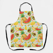 Frisches Sommerkulstmuster Schürze (Vorderseite)