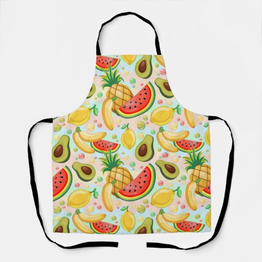 Frisches Sommerkulstmuster Schürze (Vorderseite)