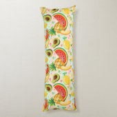 Frisches Sommerkulstmuster Seitenschläferkissen (Rückseite (Vertikal))