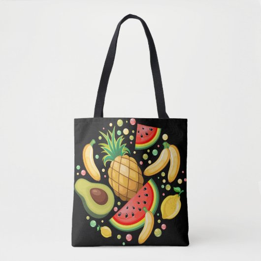 Frisches Sommerkulstmuster Tasche (Vorderseite)