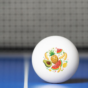 Frisches Sommerkulstmuster Tischtennisball