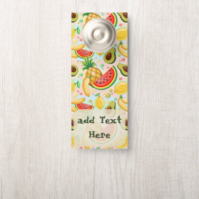 Frisches Sommerkulstmuster Türanhänger (Auf Knauf)