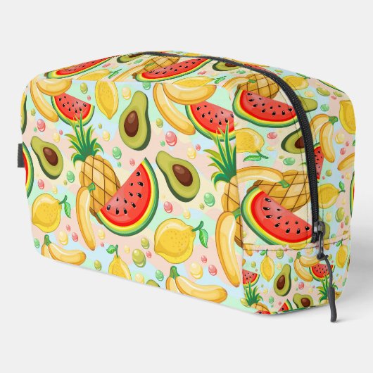Frisches Sommerkulstmuster Waschbeutel (Rechte Ecke)