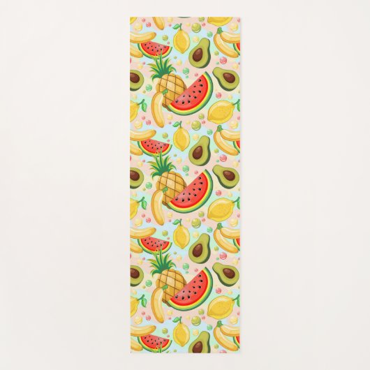Frisches Sommerkulstmuster Yogamatte (Vorderseite)