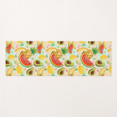 Frisches Sommerkulstmuster Yogamatte (Vorderseite (Horizontal))
