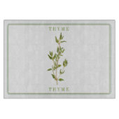 FRISCHES THYME 11x8 Glasschneider Schneidebrett (Vorderseite)