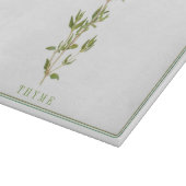 FRISCHES THYME 11x8 Glasschneider Schneidebrett (Ecke)