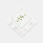 FRISCHES THYME Cocktailpapier Napkins Serviette (Ecke)