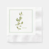 FRISCHES THYME Cocktailpapier Napkins Serviette (Vorderseite)
