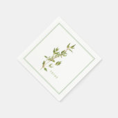 FRISCHES THYME Standard Cocktail Papier Napkins Serviette (Ecke)