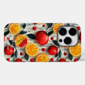 Frisches und lebendiges Fruchtdesign mit Citrus & Case-Mate iPhone Hülle (Rückseite (Horizontal))