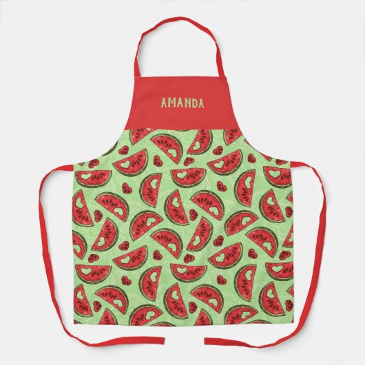 Frisches Wassermelonen-Schürze Schürze (Vorderseite)