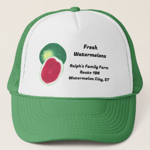 Frisches Wassermelonen, Truckerhaie Truckerkappe