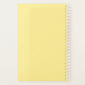 Frisches Zitronen Notizbuch Planer (Rückseite)