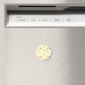 Frisches Zitrus-Scheiben nahtloses Muster Magnet (In Situ (Geschirrspüler))