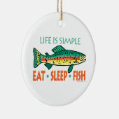 Frischfischerei Keramik Ornament (Rechts)