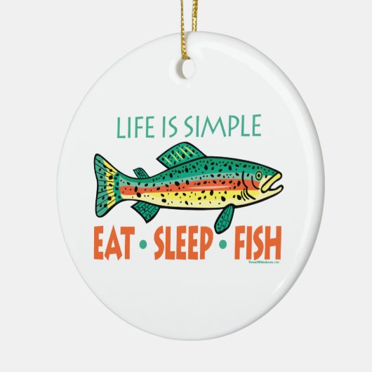 Frischfischerei Keramik Ornament (Links)