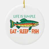 Frischfischerei Keramik Ornament (Hinten)