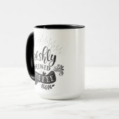 Frischgebackener Kaffee Personalisiert Tasse (Vorderseite Links)