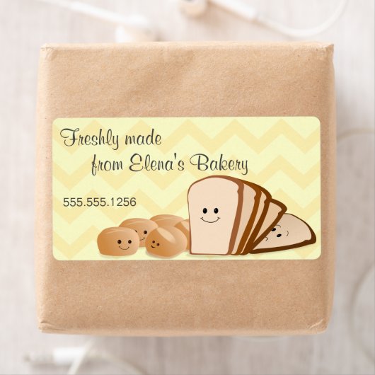 Frischgebackenes Brot - Avery-Label (Insitu)