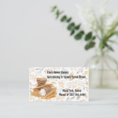 Frischgebackenes Brot Visitenkarte (Stehend Vorderseite)