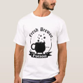 Frischgebrühte Tränke Cauldron Cup Design T - Shir T-Shirt (Vorderseite)
