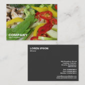 Frischgemüse 02 visitenkarte (Vorne/Hinten)