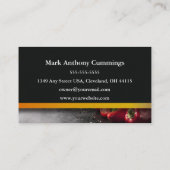 Frischgemüse-frische Café-Visitenkarte Visitenkarte (Rückseite)