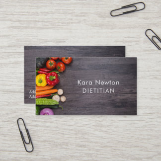 Frischgemüse-Nahrungs-Trainer-Kochs-Catering Visitenkarte