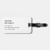 Frischgepflückte Erdbeeren in einem Eimer Gepäckanhänger (Rückseite horizontal)