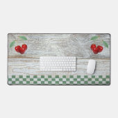 Frischgepflückte Kirschen Schreibtischunterlage (Tastatur & Maus)
