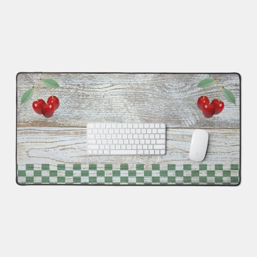Frischgepflückte Kirschen Schreibtischunterlage (Tastatur & Maus)