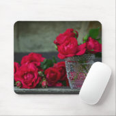 Frischgeschnittene Rote Rosen Mousepad (Mit Mouse)