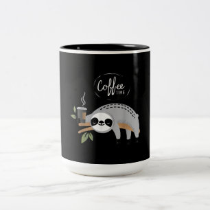 Frischgetränk in freier Zeit Zweifarbige Tasse