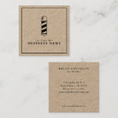 Frischhaltepol Quadratische Visitenkarte (Vorne/Hinten)