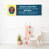 Frischhausgemachte Cupcakes Verkäufer Banner (Insitu)