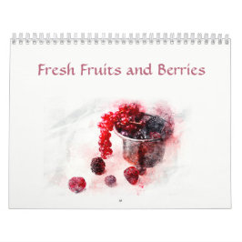 Frischhelles Obst und Berries Natur Kalender