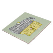 Frischkäse und Käsegrater Fliese (Seite)