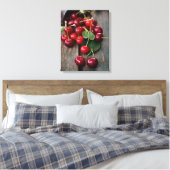Frischkirschen Leinwanddruck (Insitu (Schlafzimmer))